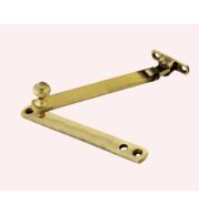 Brass Window Stoppers and Friction Stays, Adjustable Window Restrictors for Casement Sliding Windows, Corrosion-Resistant Safety Stoppers for Residential Buildings